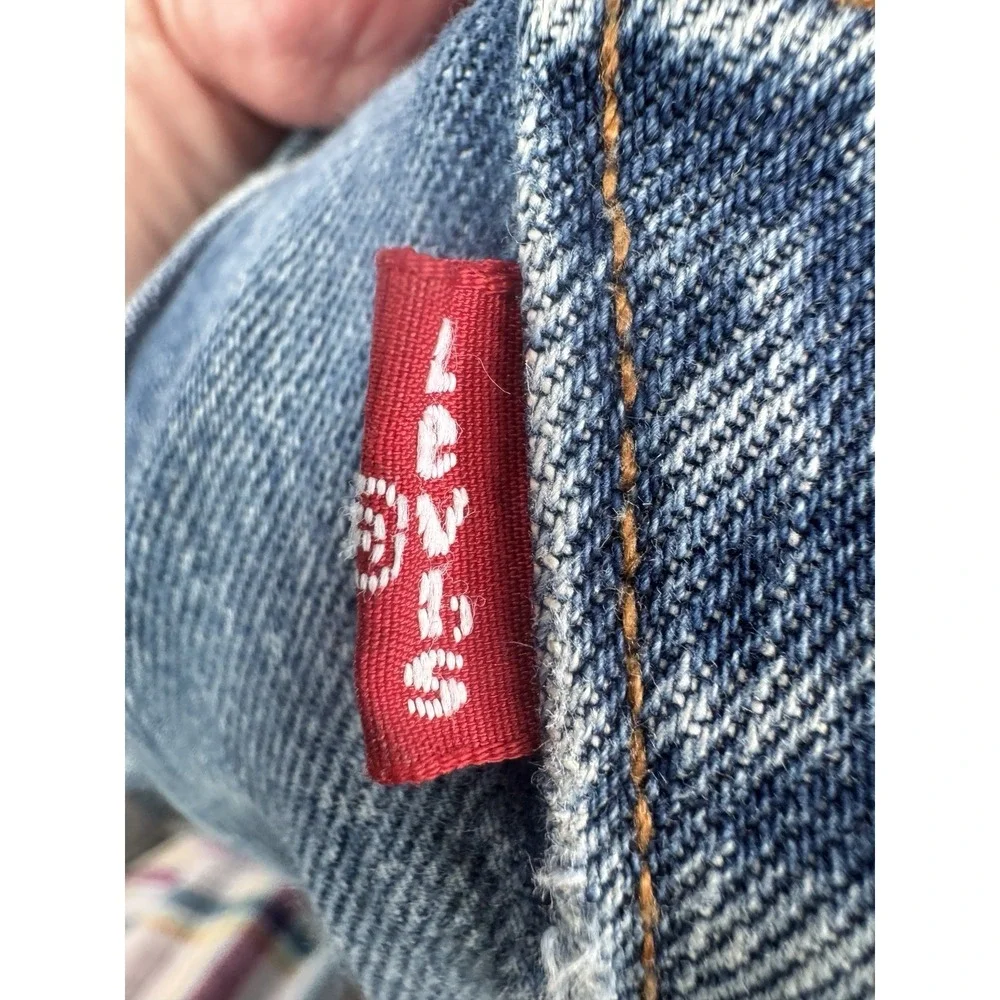 Levi's 501 Original Fit Jeans Men's 31 x 32 Y2K Button Fly Straight Medium Wash